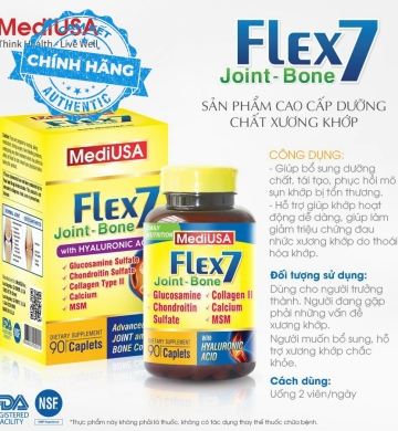 Flex7 Joint - Bone - Sản Phẩm Cao Cấp Dưỡng Chất Xương Khớp - MediUSA