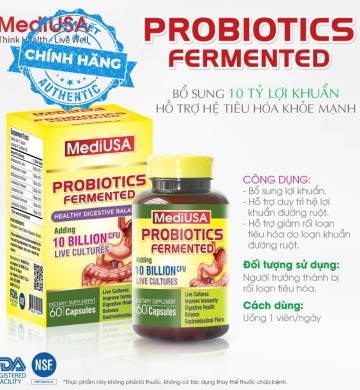 PROBIOTICS FERMENTED ( Bổ sung 10 tỷ lợi khuẩn hỗ trợ hệ tiêu hoá khoẻ mạnh ) - MediUSA